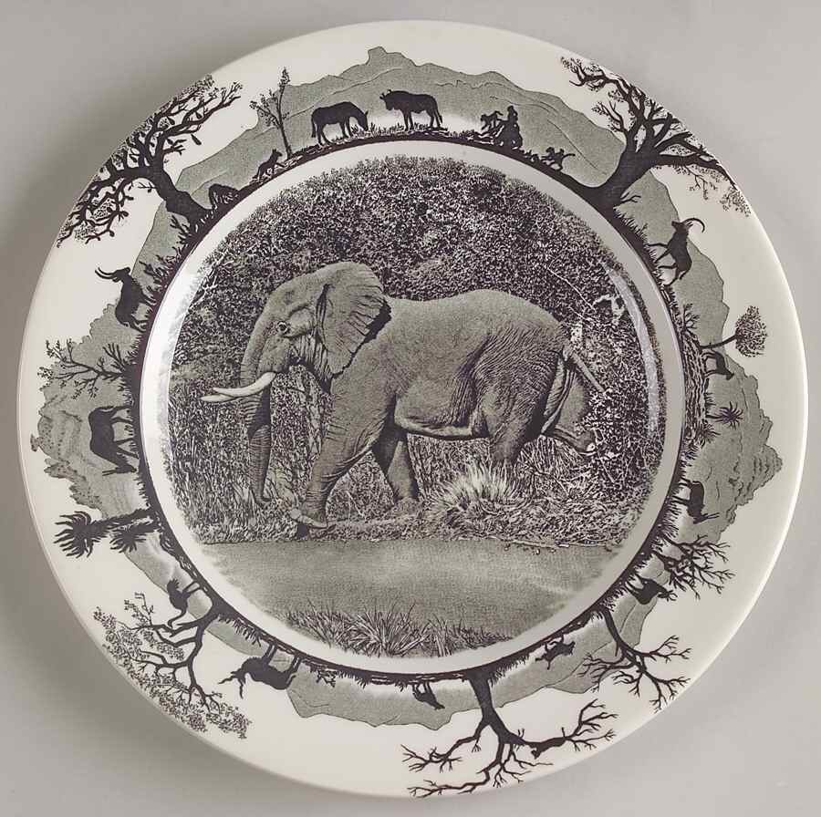 Kruger National Park Kruger Park Stamp Salad Plate by Wedgwood-1