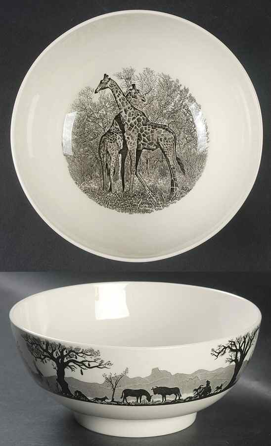 Kruger National Park Kruger Park Stamp 8" Round Vegetable Bowl by Wedgwood-1