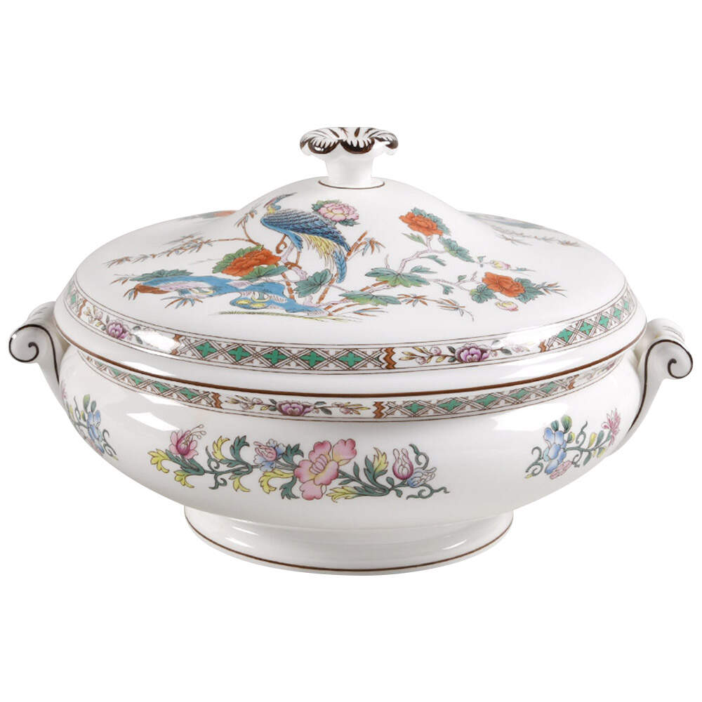 Kutani Crane Round Covered Vegetable by Wedgwood-1