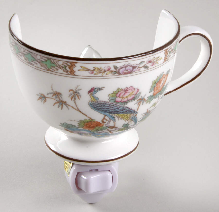 Kutani Crane 1 5/8" + cup (H) Night Light/Cup HC by Wedgwood-1