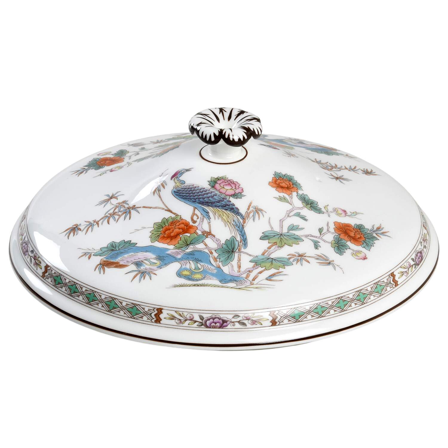 Kutani Crane Lid for Round Vegetable by Wedgwood-1
