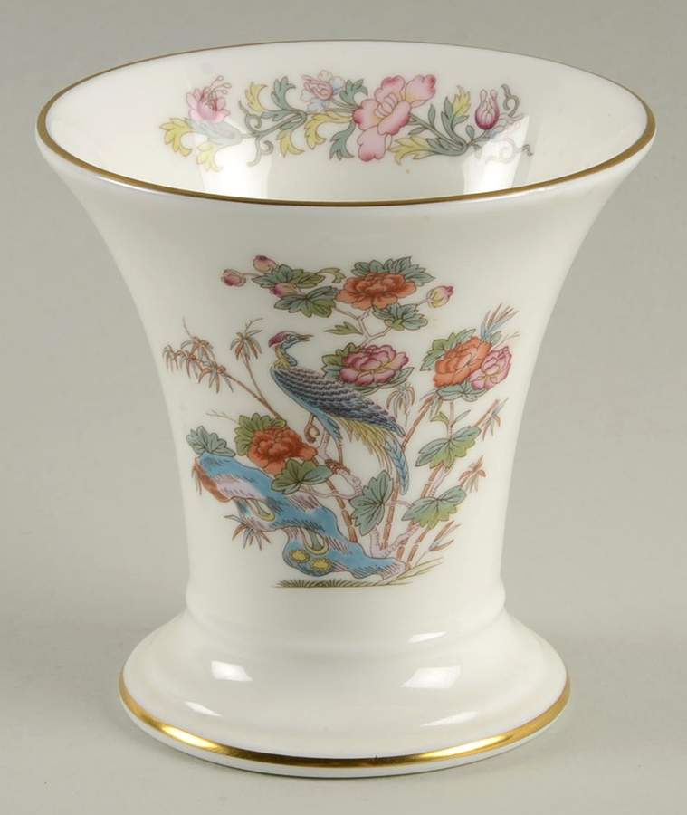 Kutani Crane Posey Pot by Wedgwood-1