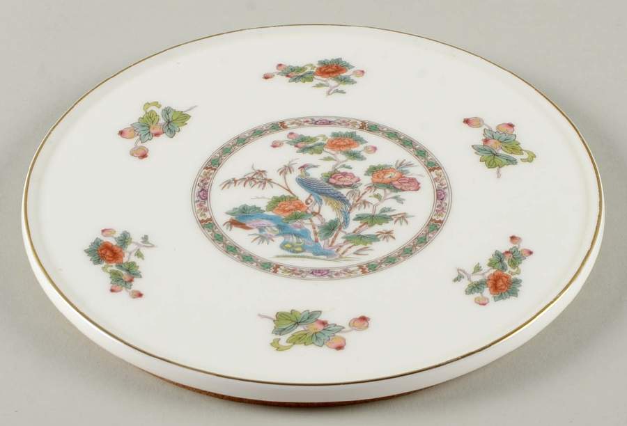 Kutani Crane Tea Pot Trivet by Wedgwood-1