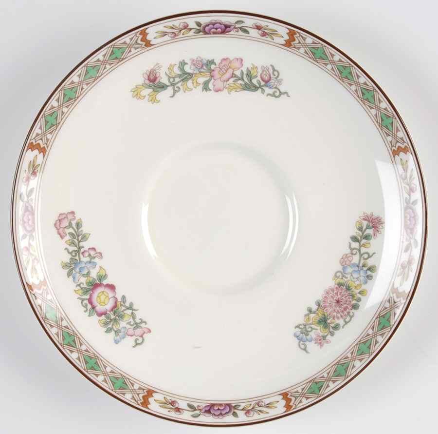 Kutani Crane Saucer for Cream Soup Bowl by Wedgwood-1
