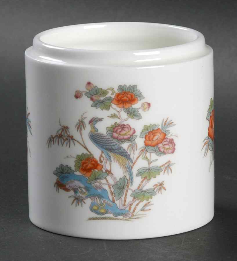 Kutani Crane Candy Jar No Lid by Wedgwood-1