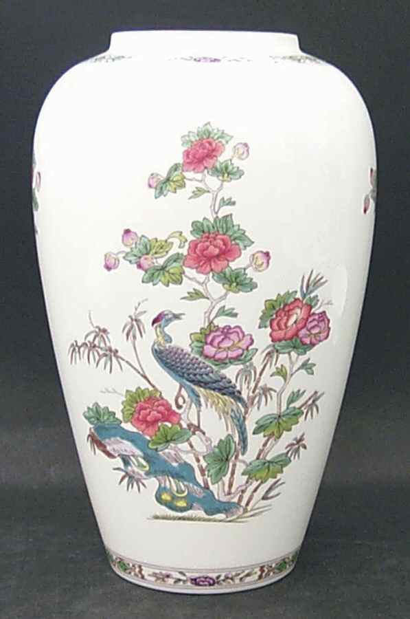 Kutani Crane Ginger Jar No Lid by Wedgwood-1
