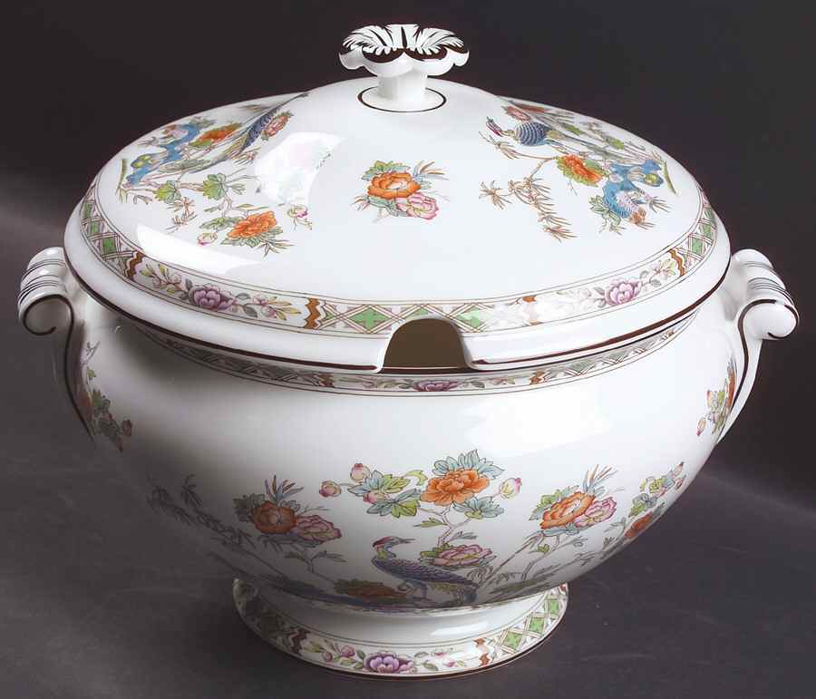 Kutani Crane Tureen &  Lid by Wedgwood-1
