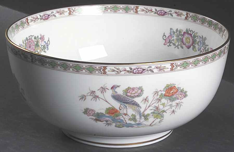 Kutani Crane 8" Salad Serving Bowl by Wedgwood-1