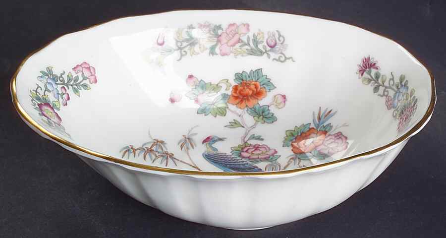 Kutani Crane Avocado Bowl by Wedgwood-1