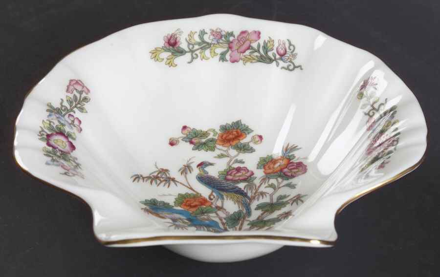 Kutani Crane Shell Shaped Dish by Wedgwood-1