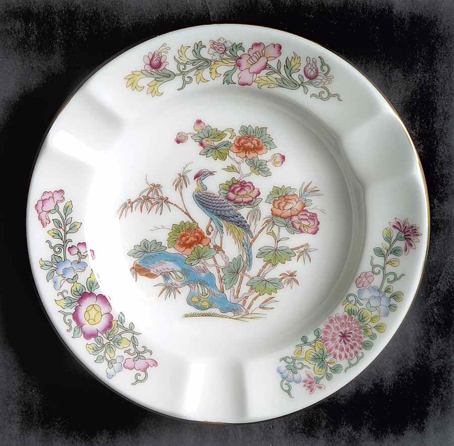 Kutani Crane 4" Ashtray by Wedgwood-1