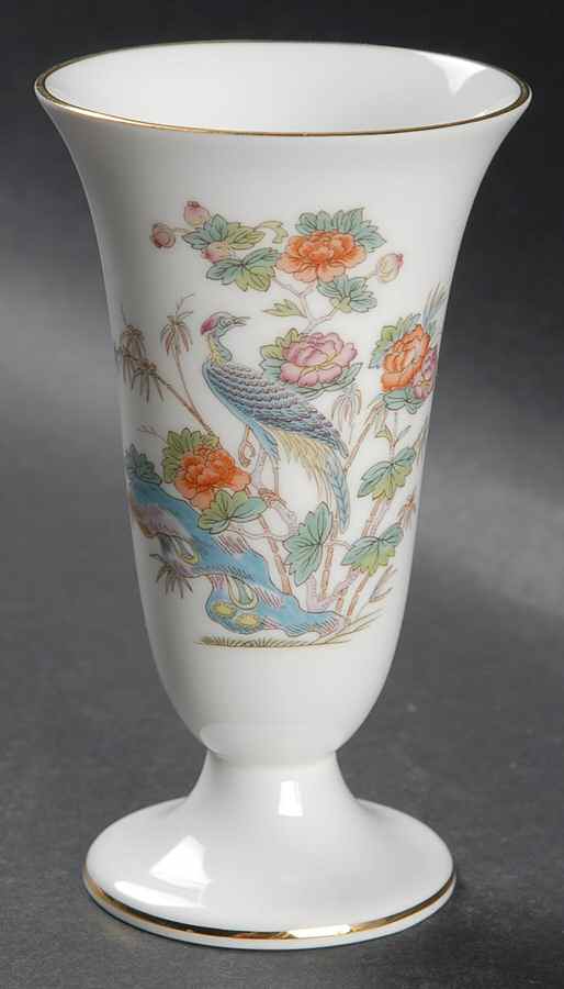 Kutani Crane 4" Vase by Wedgwood-1