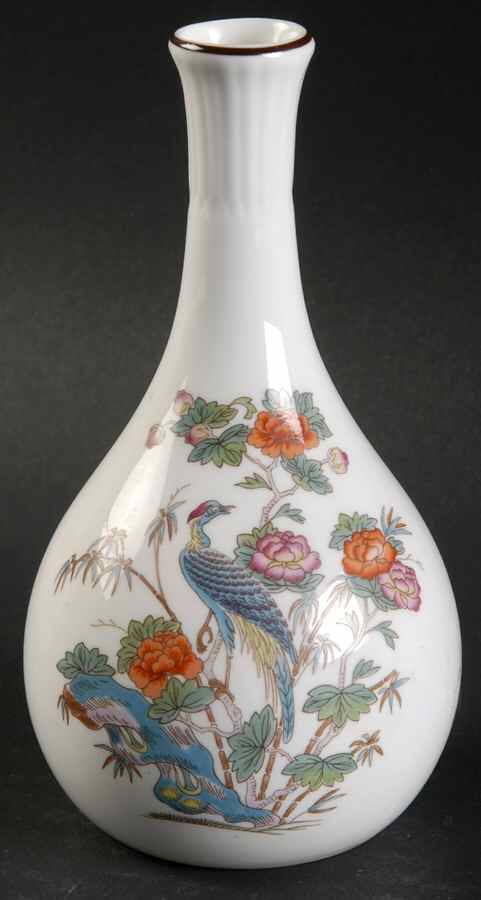 Kutani Crane 5" Bud Vase by Wedgwood-1