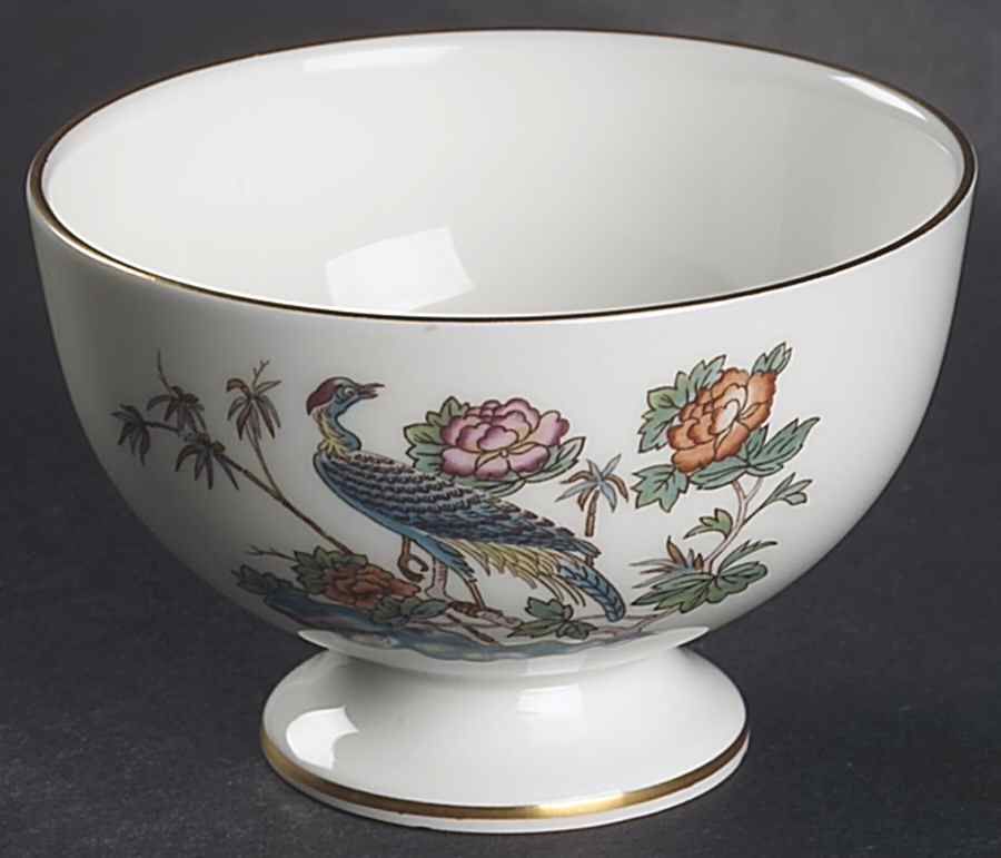 Kutani Crane Mini Open Sugar Bowl by Wedgwood-1