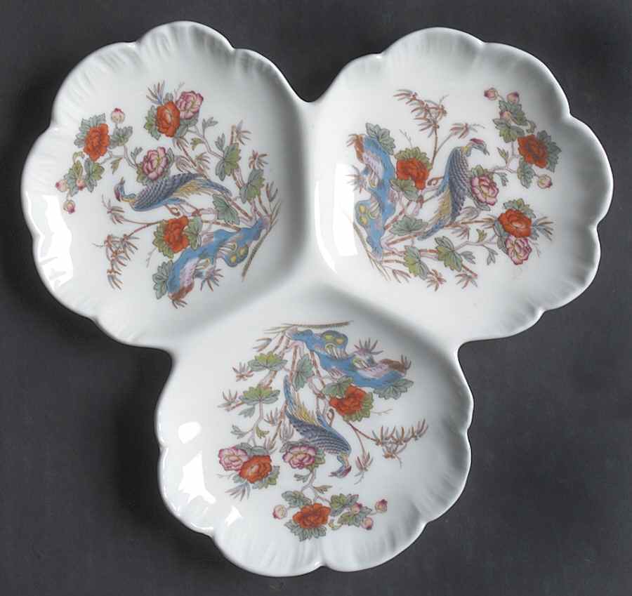 Kutani Crane 3-Part Relish by Wedgwood-1