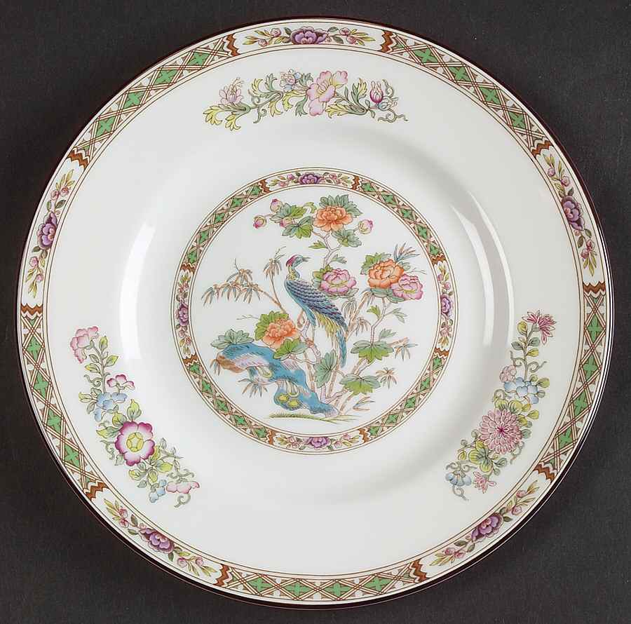 Kutani Crane Dessert/Pie Plate by Wedgwood-1