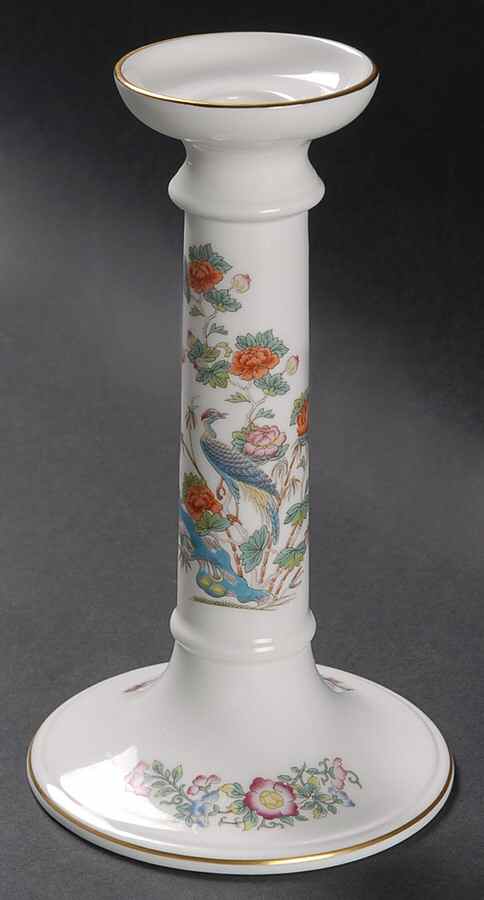 Kutani Crane 7" Candlestick by Wedgwood-1