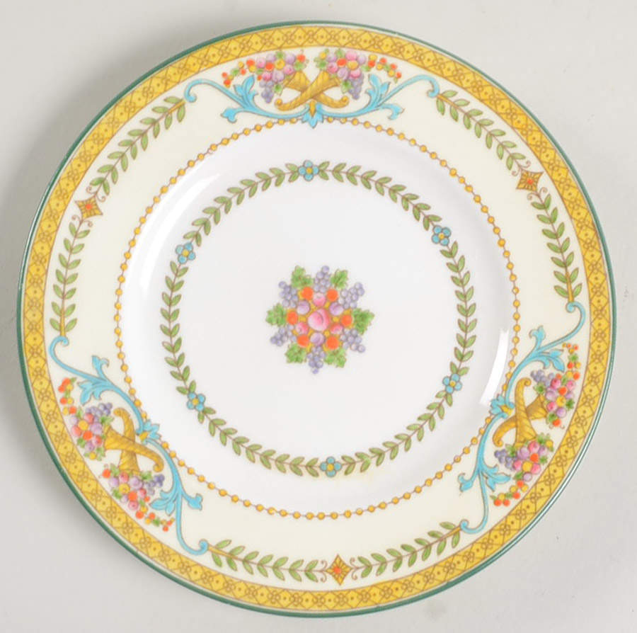 Kynance (Center and Laurel Band) Bread & Butter Plate by Wedgwood-1