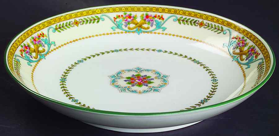 Kynance (Center and Laurel Band) Bread and Butter Bowl by Wedgwood-1