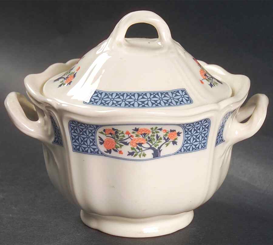 Kyoto Sugar Bowl & Lid by Wedgwood-1