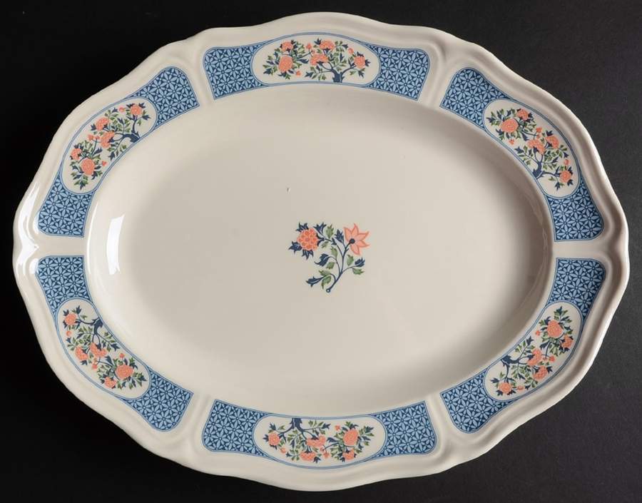 Kyoto 13" Oval Serving Platter by Wedgwood-1