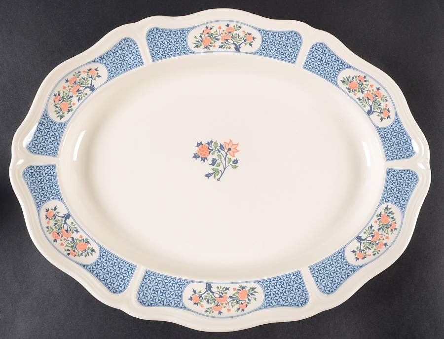 Kyoto 15" Oval Serving Platter by Wedgwood-1