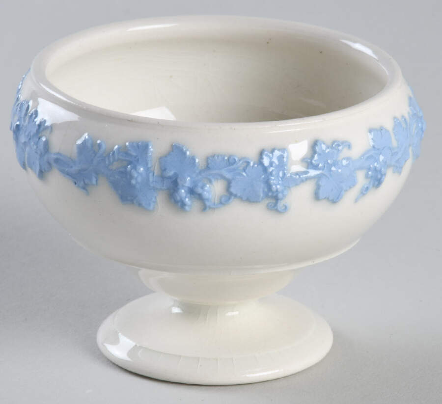 Lavender on Cream Color (Plain) Master Salt Dip by Wedgwood-1