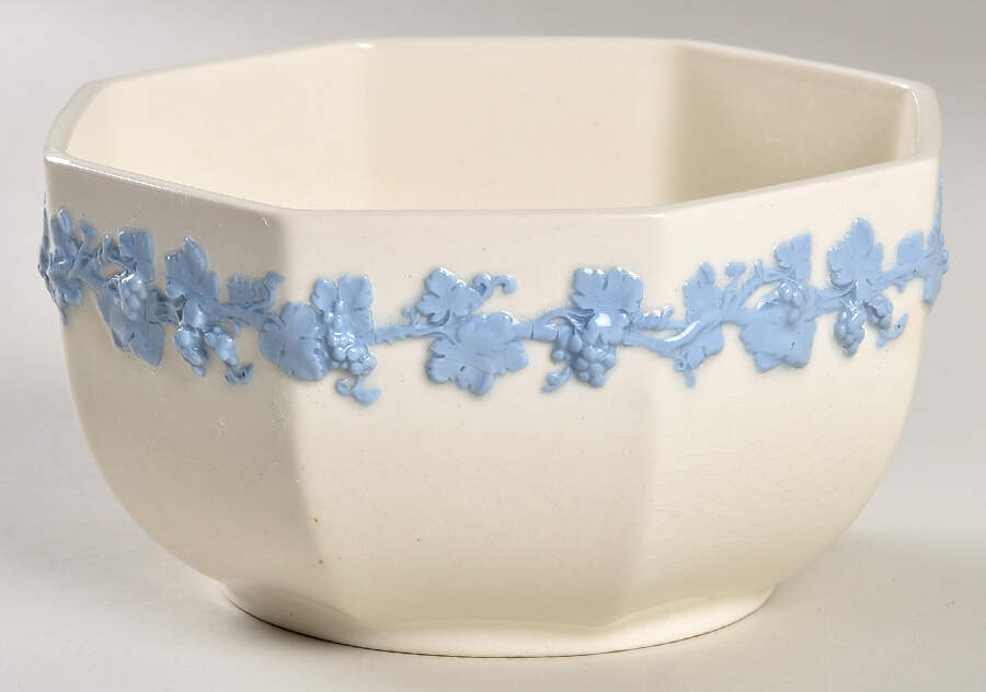 Lavender on Cream Color (Plain) Mayonnaise Bowl by Wedgwood-1