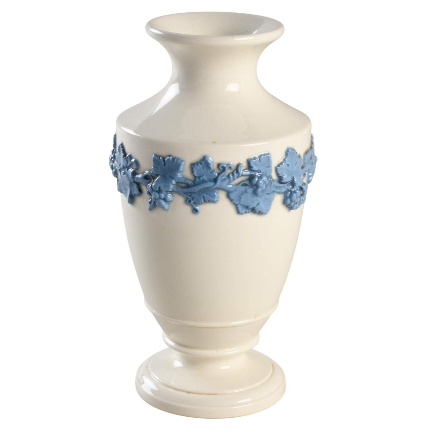 Lavender on Cream Color (Plain) 6" Vase by Wedgwood-1