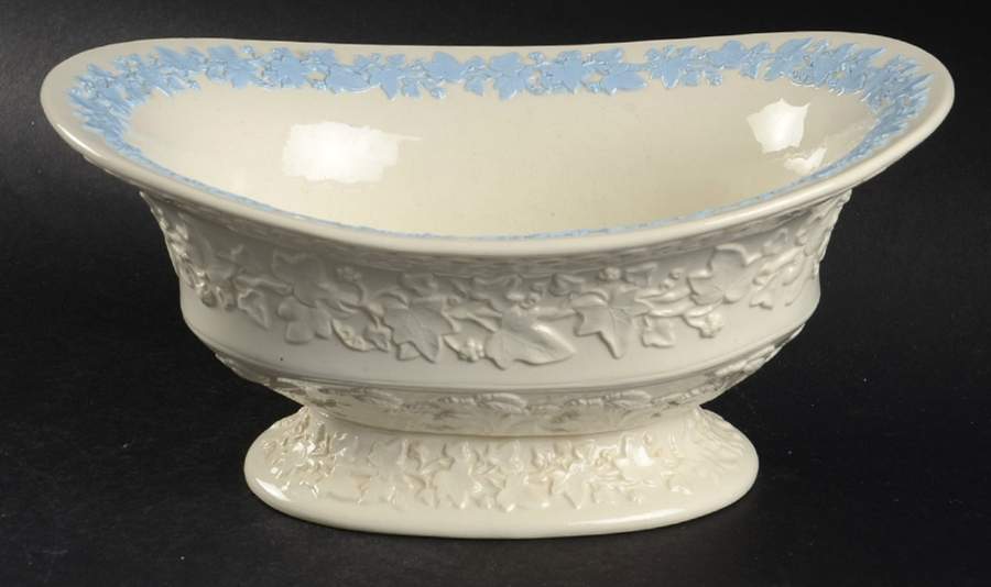 Lavender on Cream Color (Plain) Small Centerpiece by Wedgwood-1