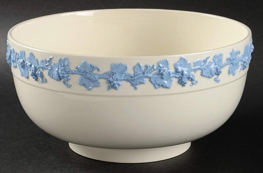 Lavender on Cream Color (Plain) 7" Salad Serving Bowl by Wedgwood-1
