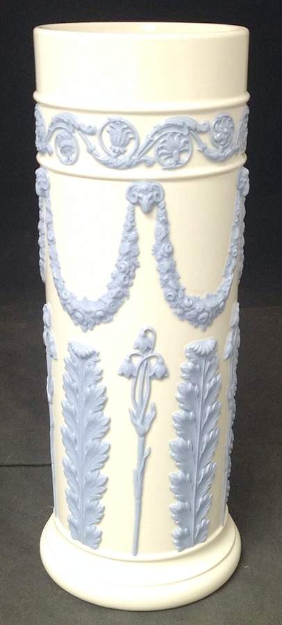 Lavender on Cream Color (Plain) Spill Vase by Wedgwood-1
