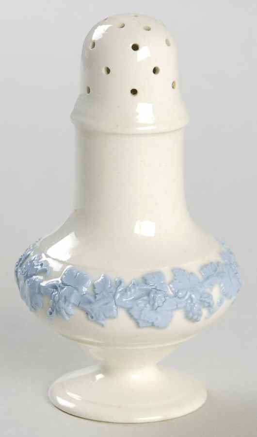 Lavender on Cream Color (Plain) Individual Pepper Shaker by Wedgwood-1