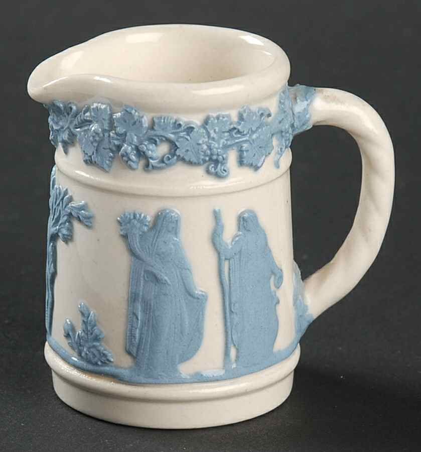 Lavender on Cream Color (Plain) Creamer by Wedgwood-1