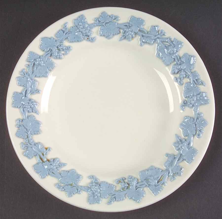 Lavender on Cream Color (Plain) Bread & Butter Plate by Wedgwood-1