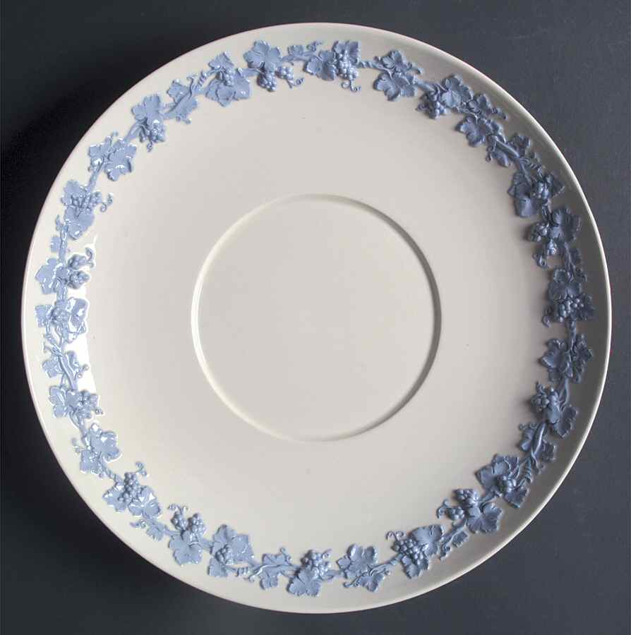 Lavender on Cream Color (Plain) Underplate for Tureen by Wedgwood-1