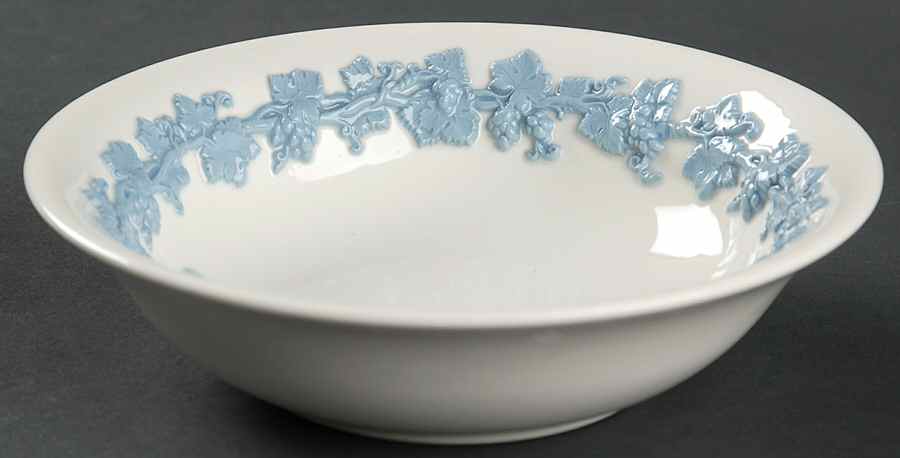 Lavender on Cream Color (Plain) Coupe Cereal Bowl by Wedgwood-1