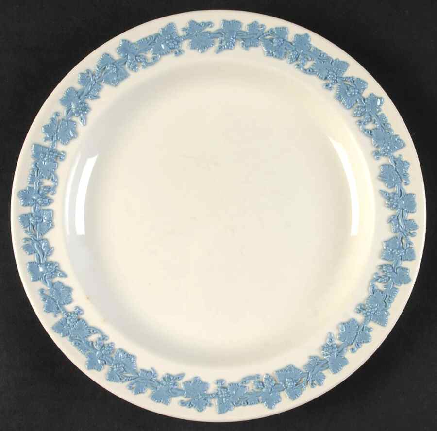 Lavender on Cream Color (Plain) Salad Plate by Wedgwood-1