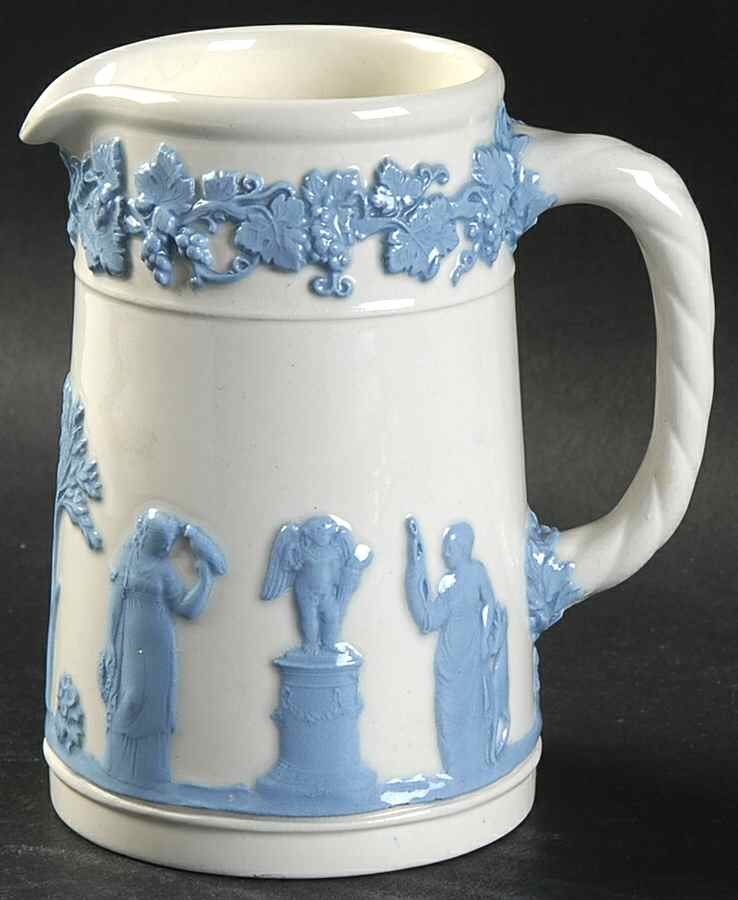 Lavender on Cream Color (Plain) Creamer by Wedgwood-1