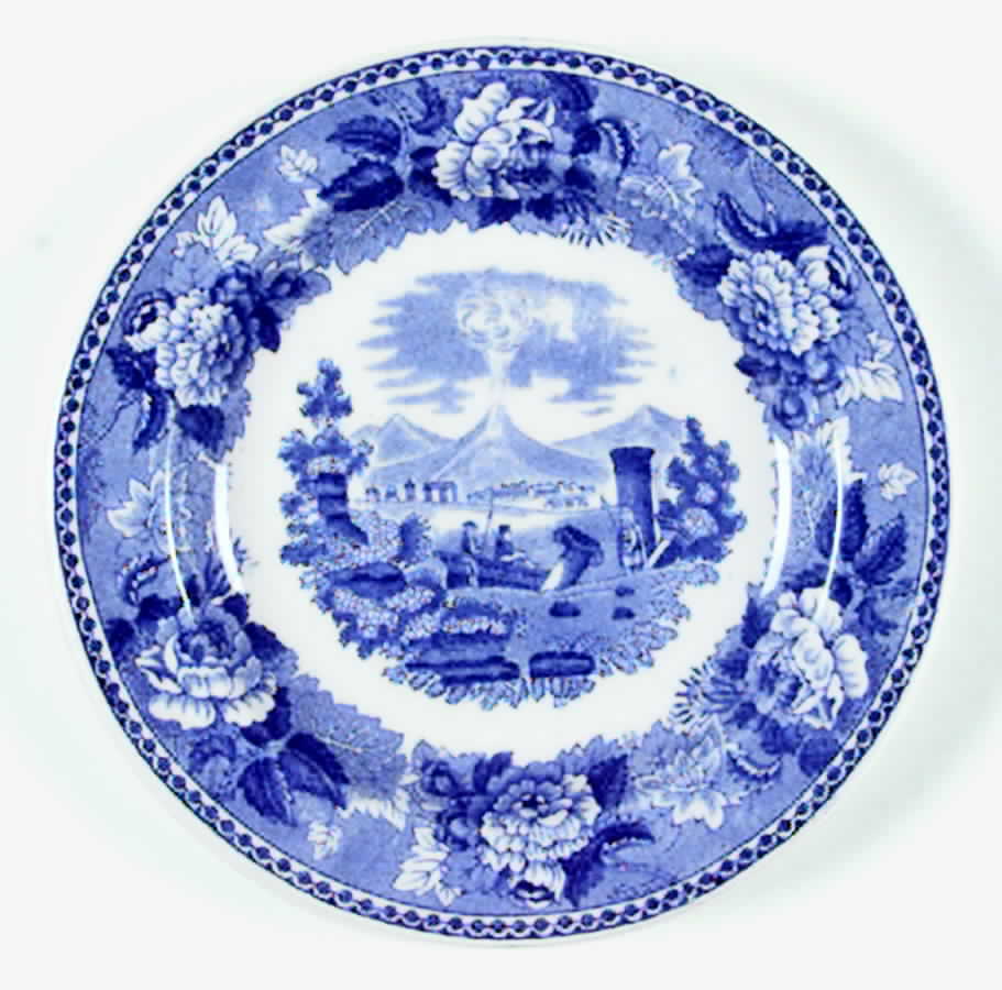 Landscape Dark Blue (No Trim) Bread & Butter Plate by Wedgwood-1