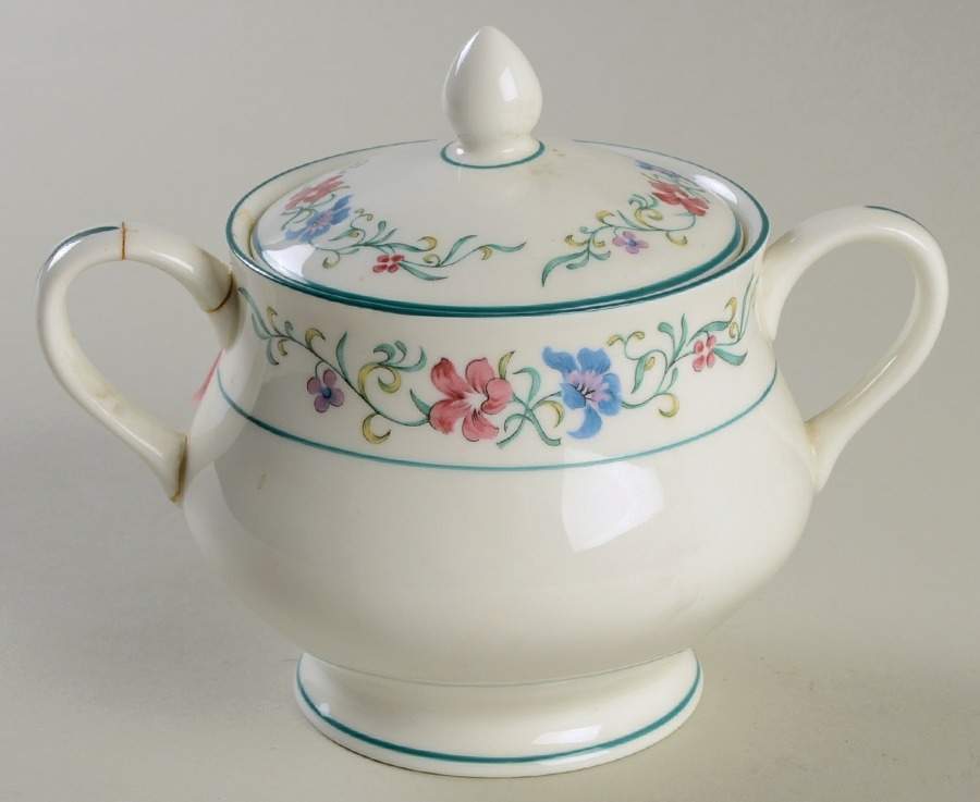 Lausanne Sugar Bowl & Lid by Wedgwood-1