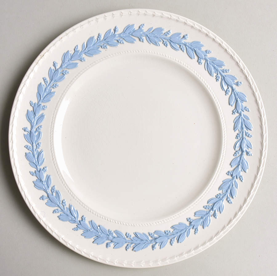 Laurel (Lavender on Cream Color) Luncheon Plate by Wedgwood-1
