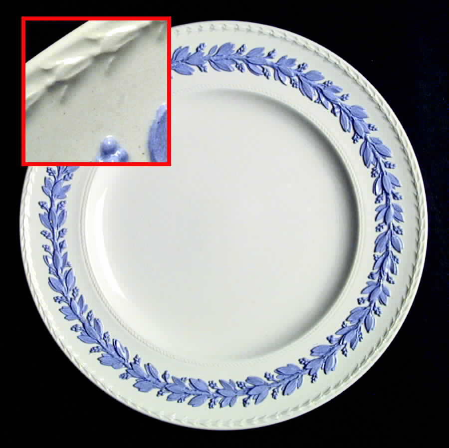 Laurel (Lavender on Cream Color) Dinner Plate by Wedgwood-1