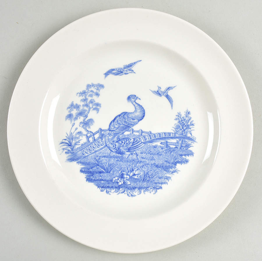 Liverpool Birds Blue Salad Plate by Wedgwood-1