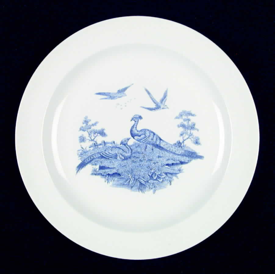 Liverpool Birds Blue Luncheon Plate by Wedgwood-1