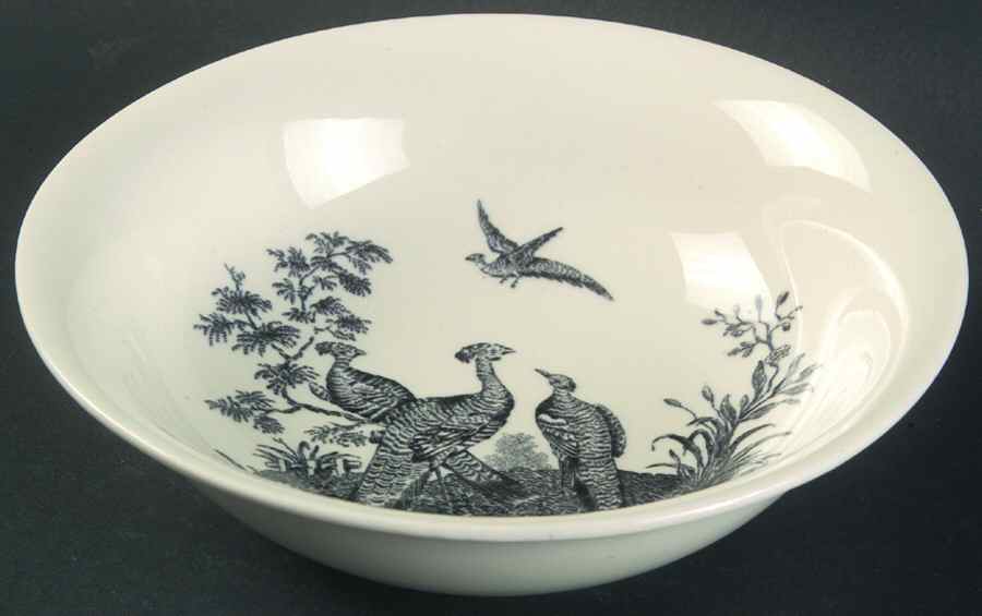 Liverpool Birds Black (No Trim) Coupe Cereal Bowl by Wedgwood-1