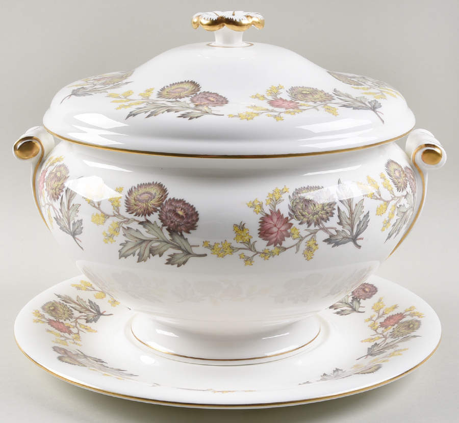 Lichfield Tureen & Lid w/Underplate by Wedgwood-1