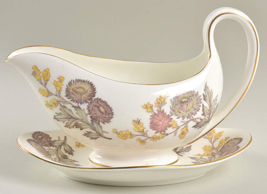 Lichfield Gravy Boat & Underplate by Wedgwood-1