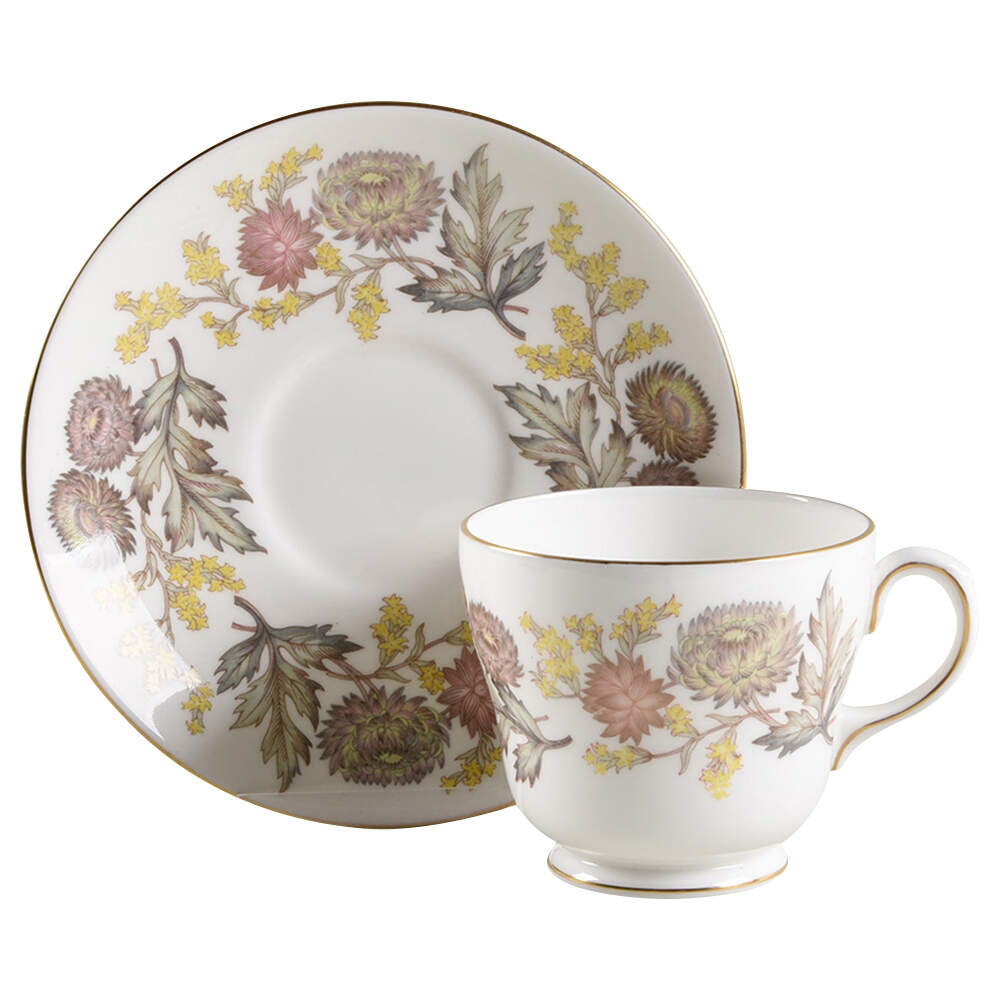 Lichfield Footed Cup & Saucer Set by Wedgwood-1