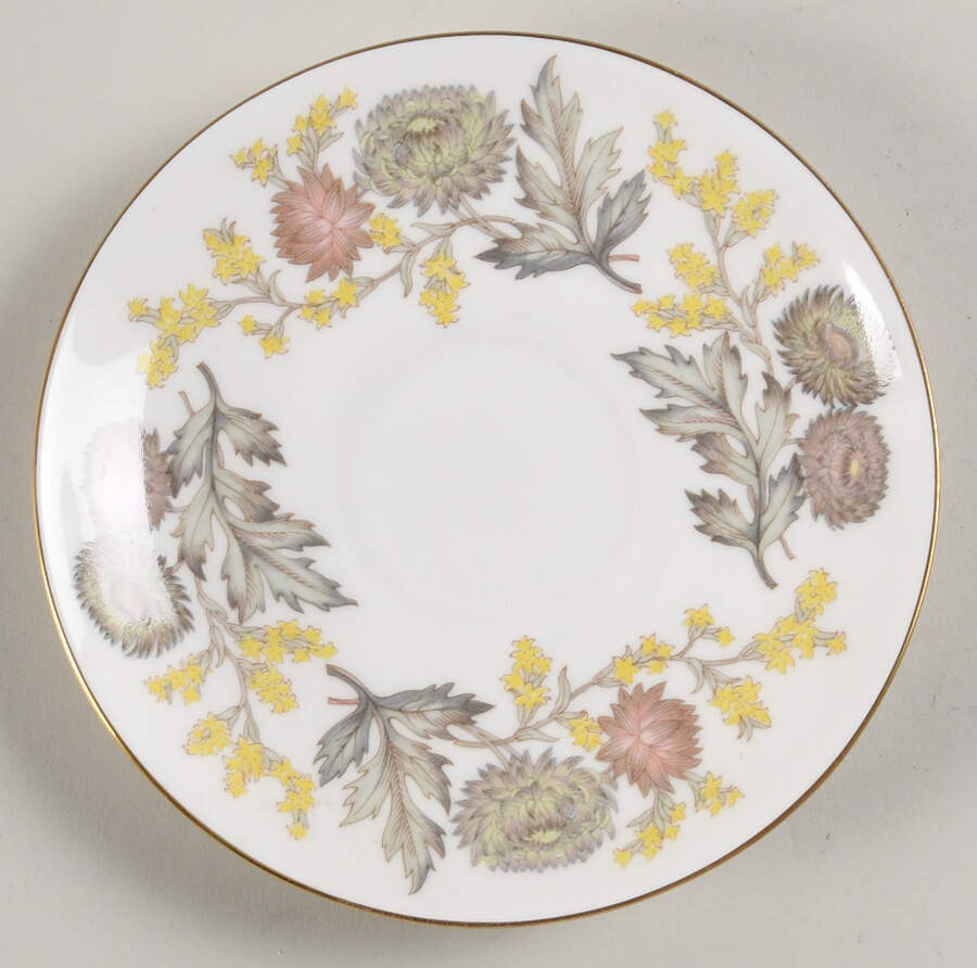Lichfield Saucer for Peony Shape Footed Cup by Wedgwood-1